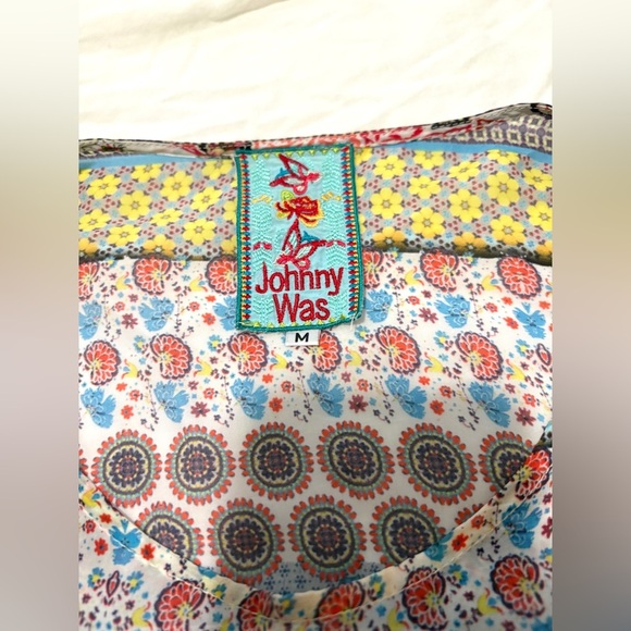 Johnny Was Floral and Geometric Dress - Picture 4 of 6